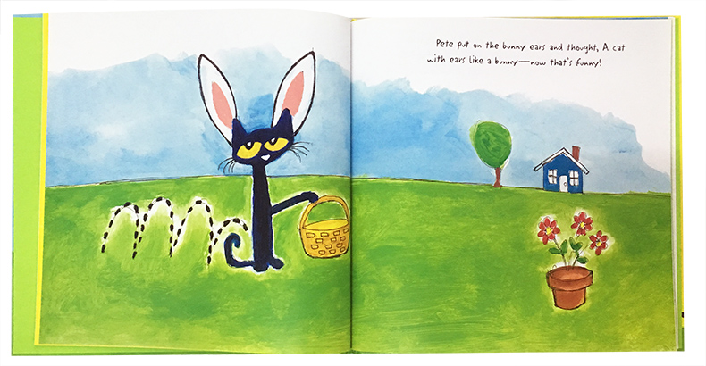 theoldcat绘本图片,theoldcat整本绘本图片 big easter adventure欢唱彼得猫 包含贴纸哦 ( pete the cat: old
