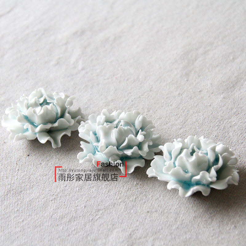 Rain tong home | checking porcelain shadow green space little flower decoration porcelain creative furnishing articles hanging wall act the role ofing