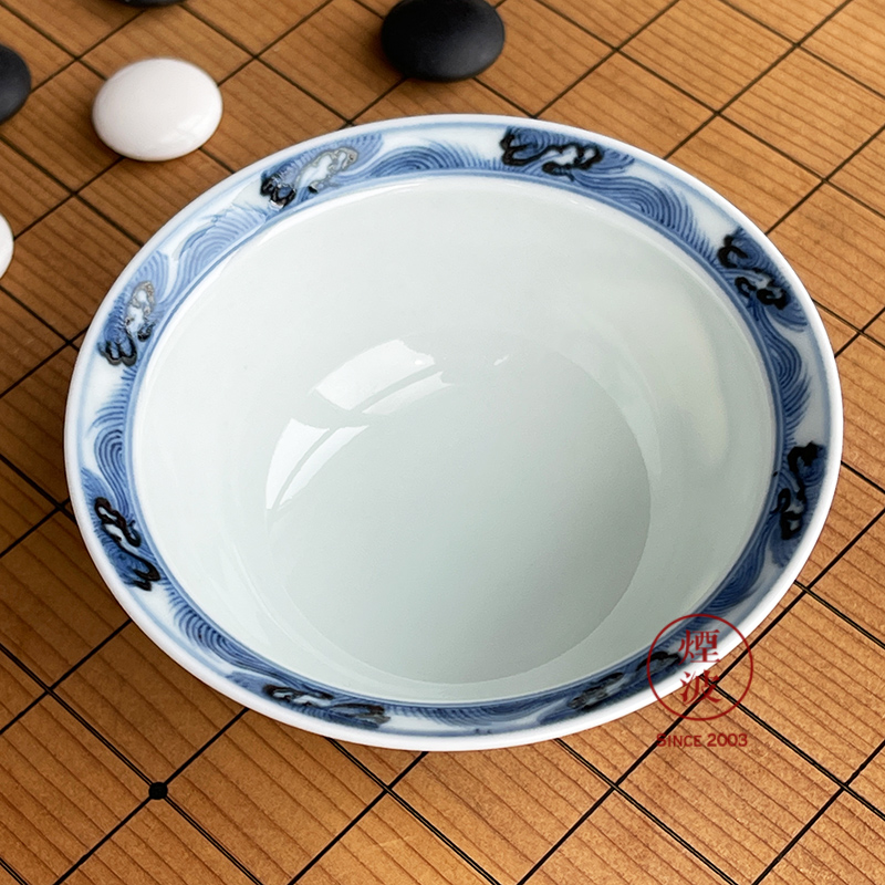 Jingdezhen sleep mountain hidden up reform movement of blue - and - white ruyi lotus pattern sample tea cup tea cups