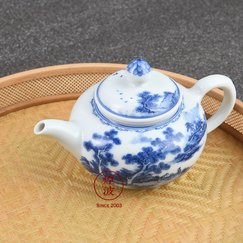 Jingdezhen ancient jun lesser RuanDingRong built in the han river jams lesser CiHu teapot