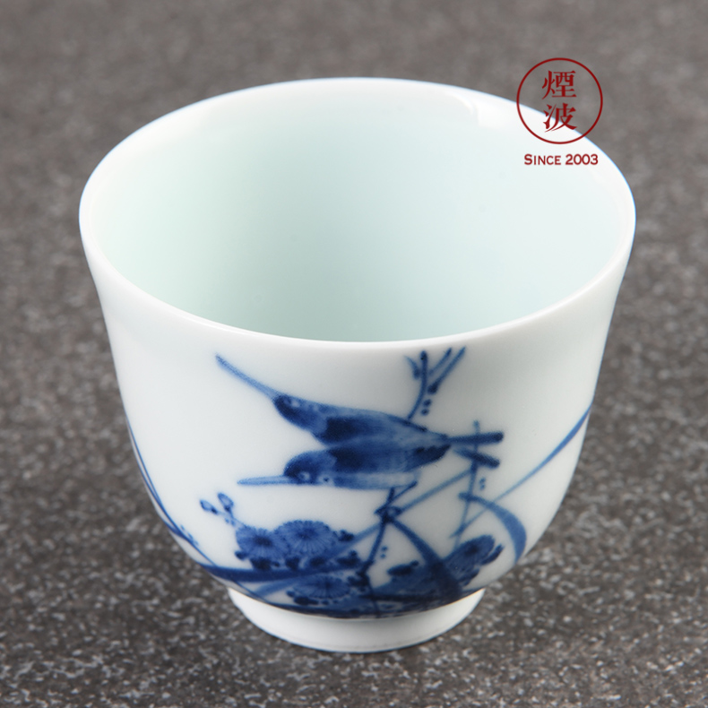 Those jingdezhen bo far hall hand - made porcelain famille rose porcelain collection com.lowagie.text.paragraph kingfisher high cups of tea cups