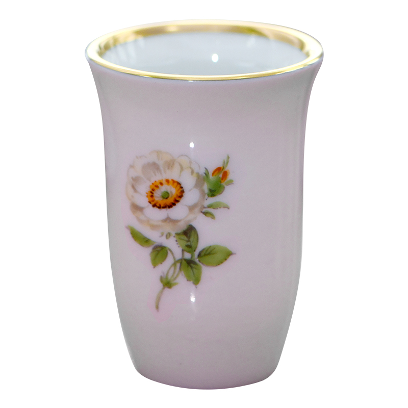 German MEISSEN porcelain mason see colour white floret fragrance - smelling cup series naturalistic painting of flowers and cups