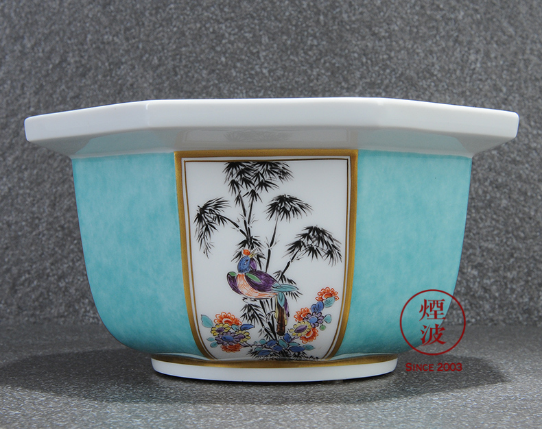 Germany mason MEISSEN porcelain works limited Turkey green, flowers and birds anise bowls bowl