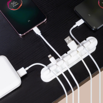 Desktop Wire Holder housing data line Charging line fixer buckle finishing mobile phone winding silicone wire winder