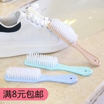 Home plain plastic small brush decontamination washing brush shoes cleaning brush soft wool shoe brush clothes shoes brush