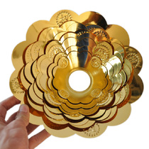 Copper-gold alloy small lotus incense burner around incense ash around incense ash holder incense burner cover k gold alloy incense burner around stove incense holder