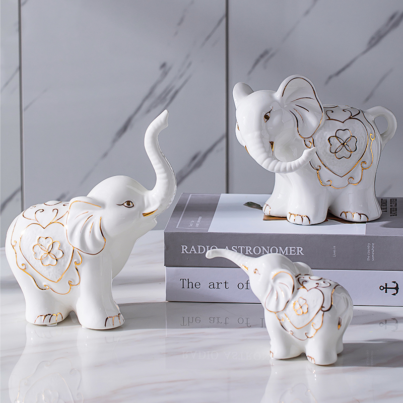 The Elephant furnishing articles home decoration TV ark, porch ark, ceramics handicraft gift wedding present practical girlfriends