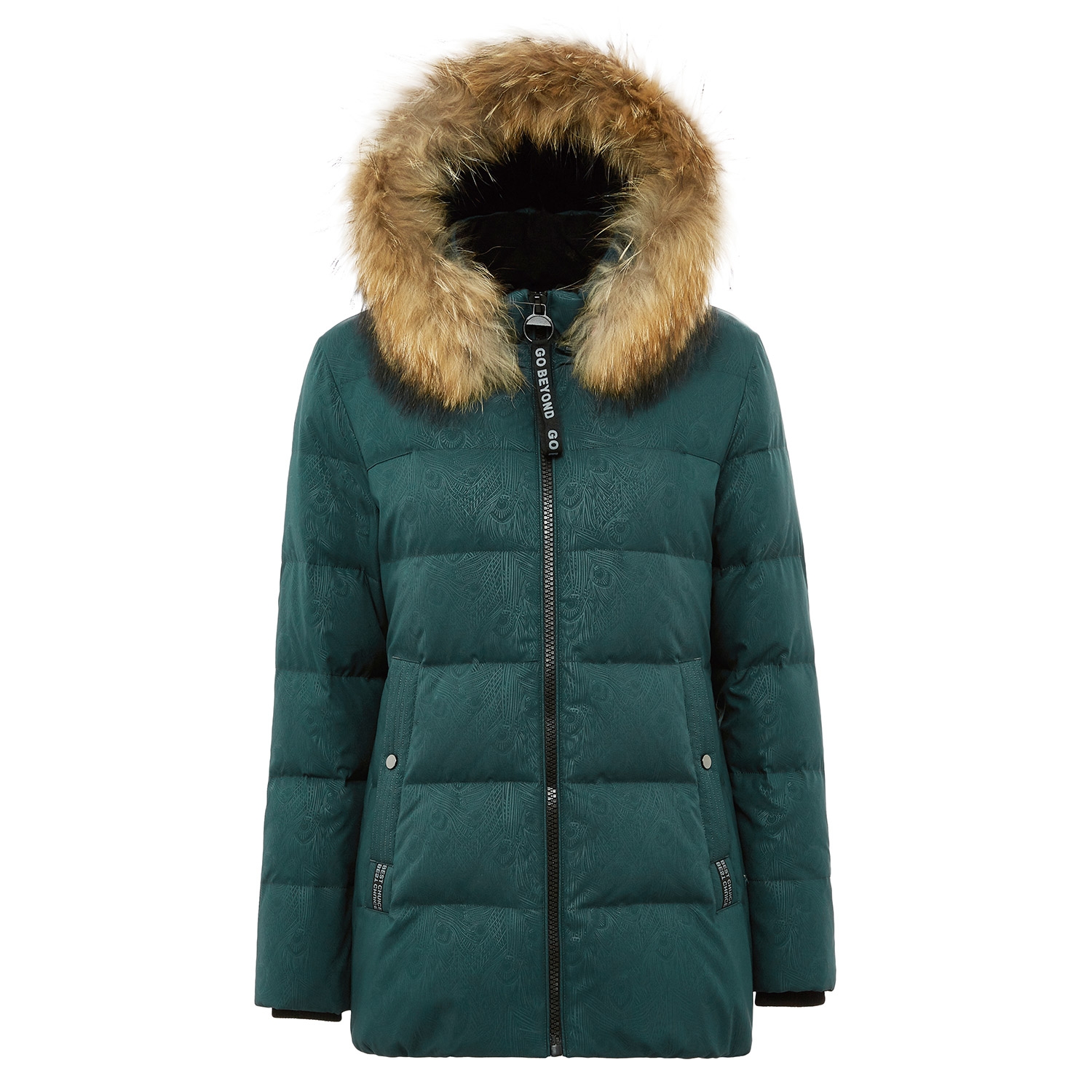 波司登2017新品妈妈款毛领短款中老年加肥加大羽绒服女b70141062b