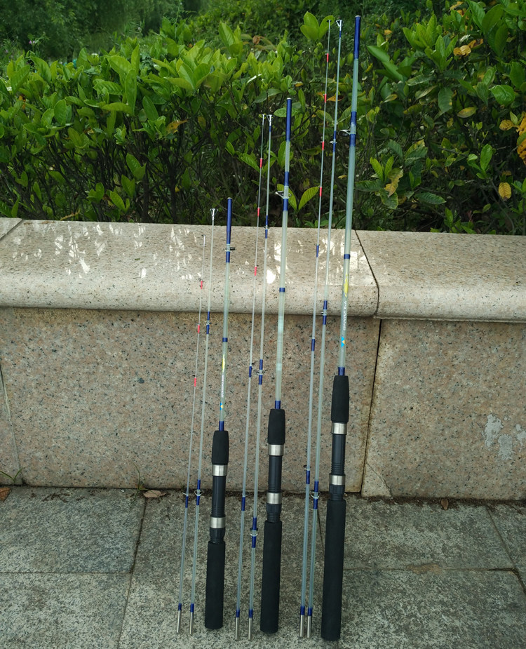 钩竿竿海竿实竿.串钓鱼.小型路亚竿1.2-2.1米超细尾竿筏竿