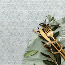 Triangle caralala White natural marble stone mosaic tile kitchen and bathroom living room sink background wall tiled