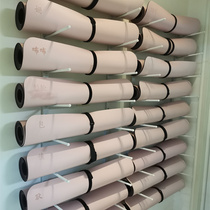 Yoga Mat Containing Shelf Wall Placement Rack Gym Gym Yoga Gallery Wall-mounted Shelve Free hanging wall Wall-mounted Carpet Rack