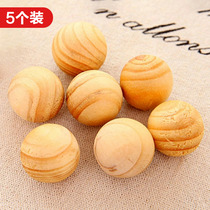 Pure natural champagne wood block special clothes deodorant anti - mold wood fragrance fresh insect - proof cabinet wood beads