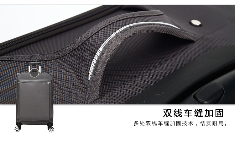 miumiu大陸專櫃 卡拉羊拉桿箱專櫃正品20 24寸行李箱男女大容量可擴容帆佈旅行箱 miumiu專櫃