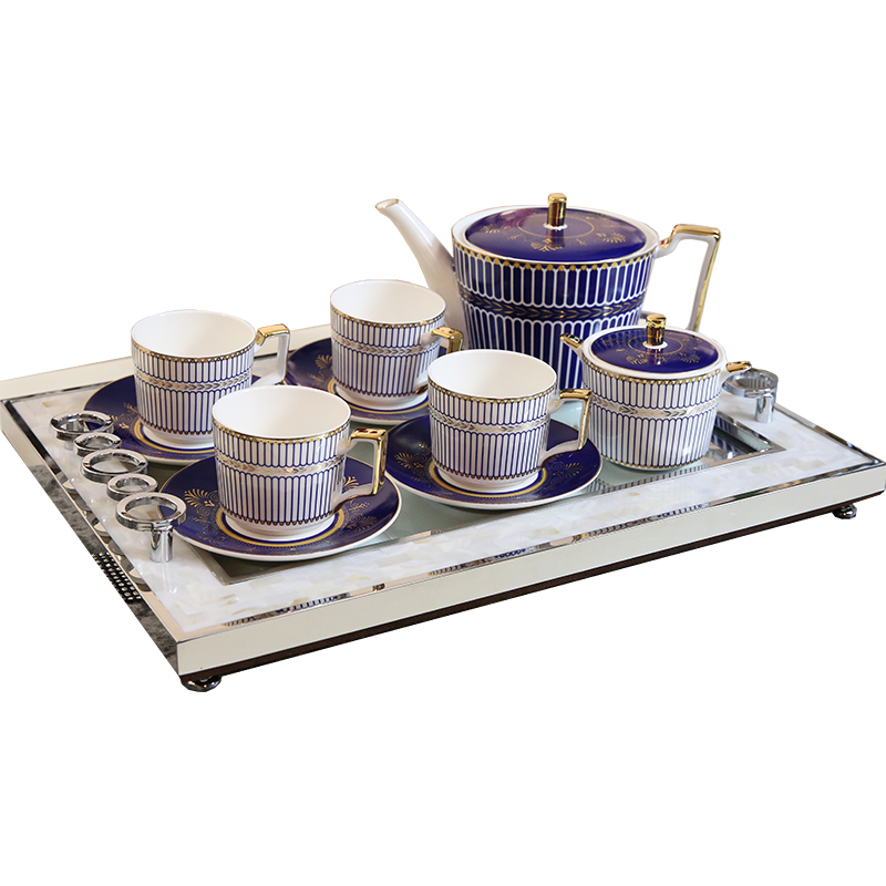 New classical light key-2 luxury sitting room tea table is placed between example ceramic coffee set suit European household afternoon tea tea set