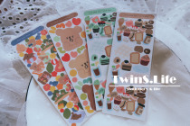 (Smore spot) Korean author hyaninily original little bear cute wind sticker multiple