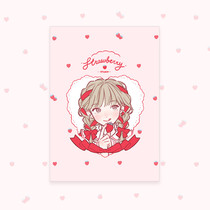 (Smore Spot) Korean Author Original mxx teenage girl postcard sticker cute and sweet