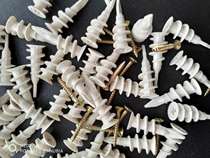 Spiral screw type gypsum board expansion plug gypsum board special expansion screw with screw