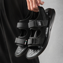 Mens Sandals 2021 Summer New Mens Leisure Beach Trend Breathable Joker Vietnam Slip Sandals Men