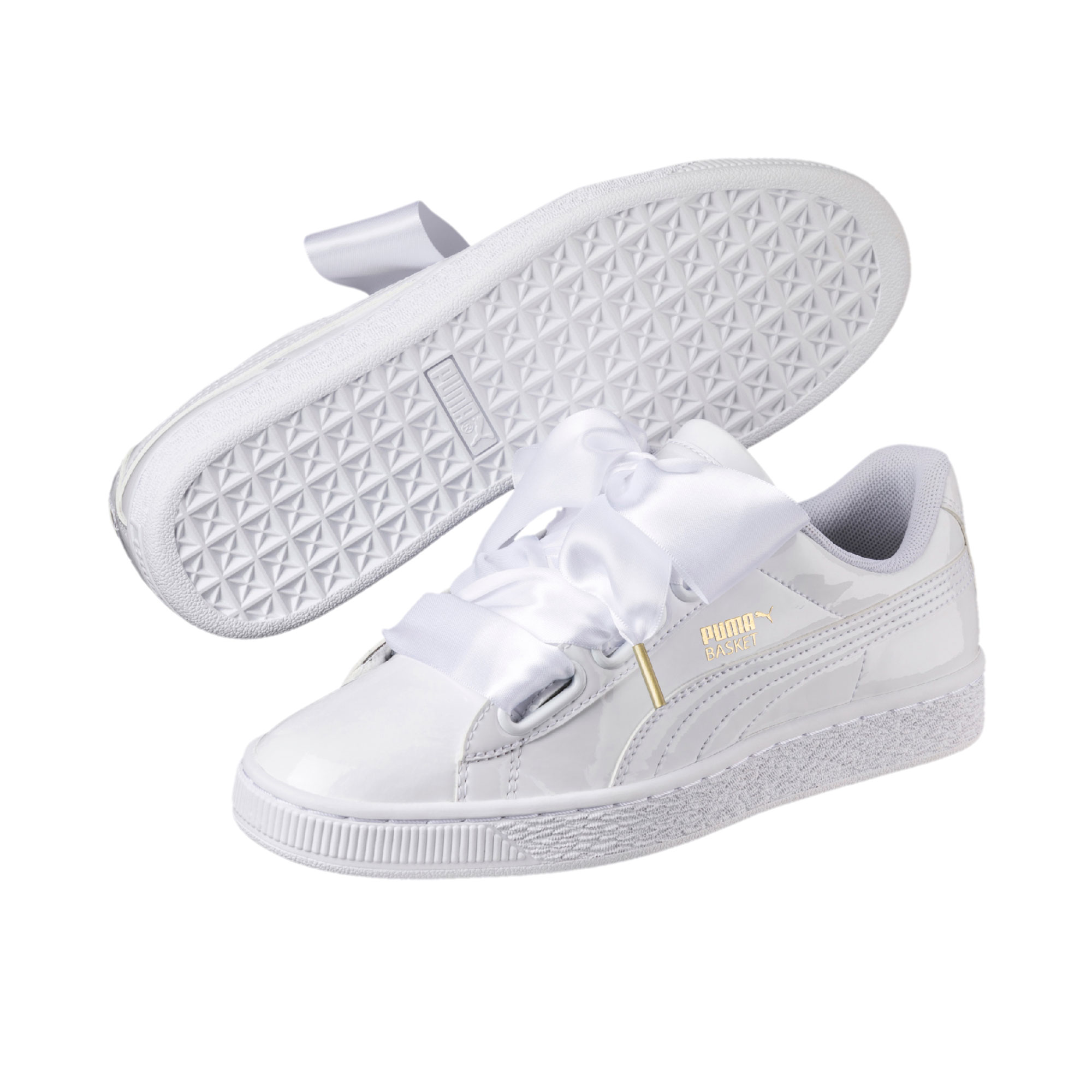 puma彪马官方 女子漆皮运动休闲鞋 basket heart 363073