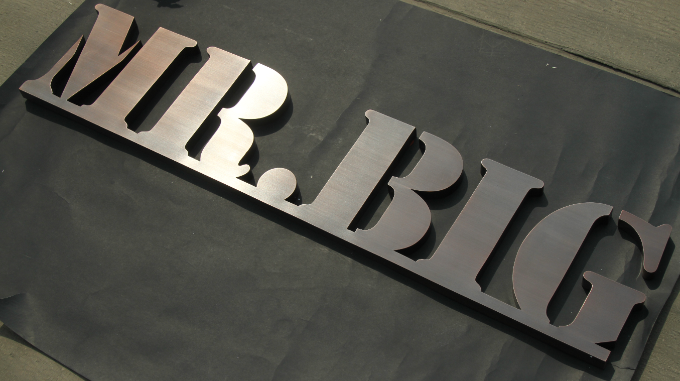 不锈钢仿古字 精品古铜字 紫铜字 招牌字 门头字 金属logo字制作_双氙