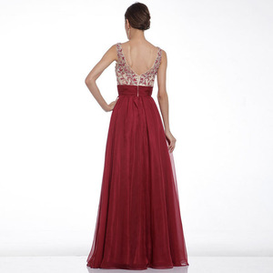 solid color embroidered waist sexy backless large dress long dress