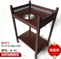 Mahjong machine special with ashtray Steel and wood coffee table Tea room Chess and card room Tea house tea table side corners