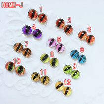 DIY doll doll wool felt taxidermy glass eye eye eye prosthetic eye H8MM-J