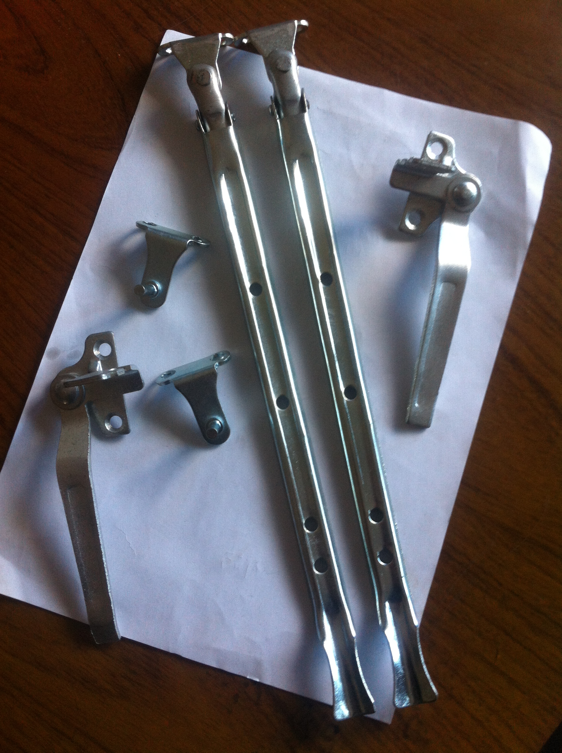 长盛钢窗配件--老式钢窗撑杆,钢窗上撑,风撑,撑档,风勾-加厚