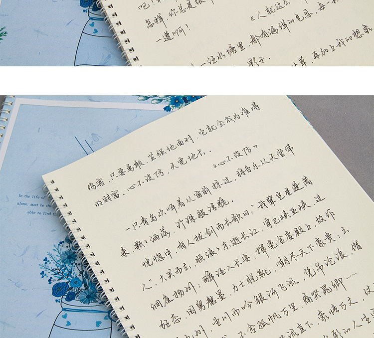 女生手写体清秀漂亮字体钢笔字帖大学生成人行楷行书江湖书法临摹