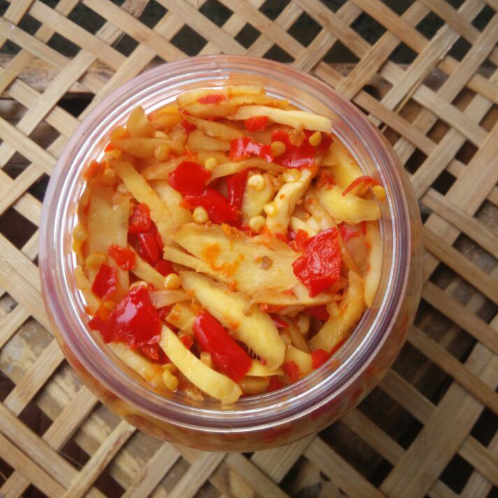 湖南特产农家手工自制坛子菜香辣脆姜丝私房下饭菜荤菜好佐料瓶装