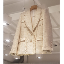 Small fragrant wind jacket woman 2019 new fall Korean version famous for a long time in the middle of a fashion Skinder suit