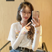 Glove Ice silk sleeve female summer sleeve hand sleeve arm protection thin driving bicycle sunscreen summer hand sleeve gloves