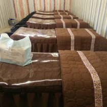 Shampoo bed cover bedspread quilt cover pure cotton solid color cotton custom barber shop bedspread flushing sheets Beauty salon shop