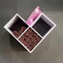 Towel cabinet Wall hanging cabinet Shampoo towel storage cabinet Wall cabinet Hanging cabinet Hair salon Hair salon Barbershop Product display