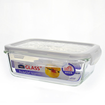 Music Buckle Music Buckle Heat Resistant Glass Lunch Box Microwave Lunch Box 750ML Refreshing Bowl LLG431