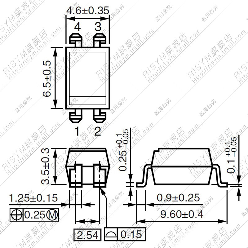 光耦ps2501 ps2501l-1 ps2501-1 贴片sop4 光电耦合器 ic 芯片