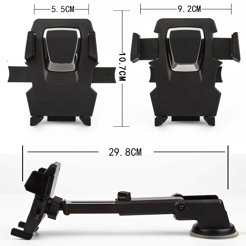 车载手机支架汽车车用吸盘式小车车上360度旋转夹子多功能通用型产品展示图4