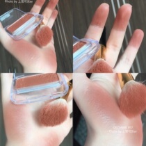 Treasure blush flower relief Japanese cezanne beautiful monochrome blush 17 18 Autumn and winter milk tea Brown 19 20