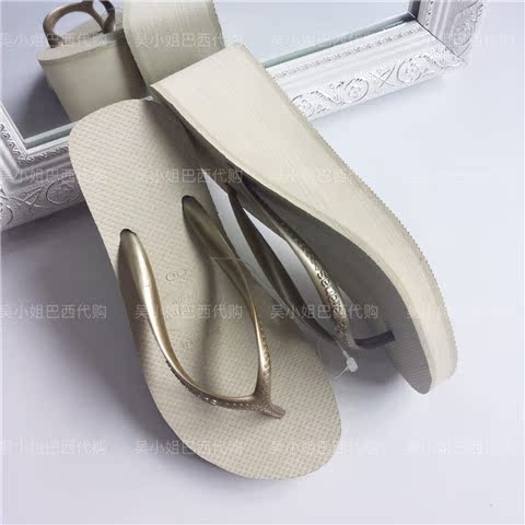 rogerviviera貨 現貨巴西哈瓦那 havaianas high 哈瓦那涼拖鞋 坡跟人字拖6cm rogervivier包包