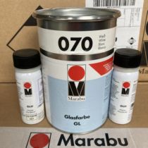 Marabu Germany Marlebel Ink metallic glass ink GL070 white silk screen printing ink
