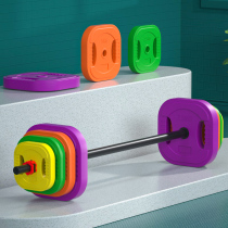 Lady Colour wrapping rubber barbell Home Fitness Room Group Class Private Teaching Equipment Deep Squatting Hip bridge Hip Punch Jumping Playground