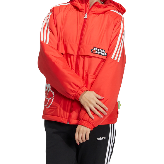 Adidas/Adidas Official Authentic NEO Women's Comfortable Sports Leisure Warm Hooded Cotton Coat HM7479 Adidas/Adidas Official Authentic NEO Women's Comfortable Sports Leisure Warm Hooded Cotton Coat HM7479