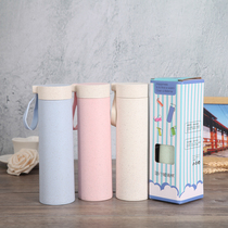 Advertisement Double glass water glass Dingding to open a small gift gift school Gift water glass Custom logos Inprint