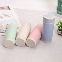 Advertising cups Custom logos Inprint Mountain Gardenia Tow Chain Ridge East Culture Two Opening Water Glasses Small Gift Ordering