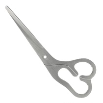American Sliche Imports Stainless Steel Scissors Finger Grip Cutting Tool Safety Cutter 10420
