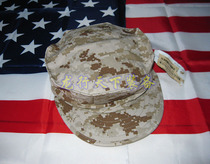 The new public military version of the USMC octagonal hat desert digital sand number sand sand without cap badge version