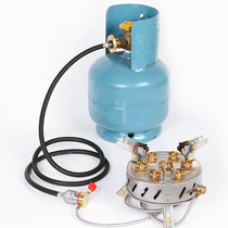 Outdoor gas tank transfer valve Liquefied gas tank connecting pipe furnace head gas cylinder high pressure connection conversion head