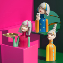 Creative personality girl porch key storage living room decoration ornaments home accessories to give girlfriends birthday gifts