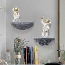 Nordic style creative moon space Wall pendant rack childrens room bedroom TV background wall decorations