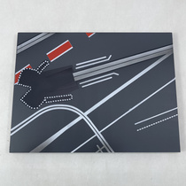 1144 1 72 Fighter Model Scene Ground Plastic Terra Silk Inprint High Simulation Model